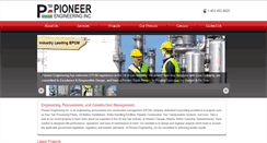 Desktop Screenshot of pioneerengineering.com